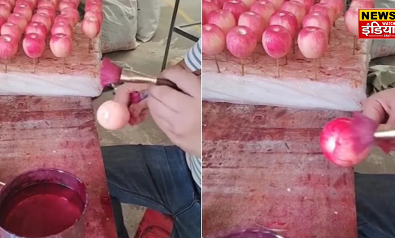 Apple Paint Viral Video