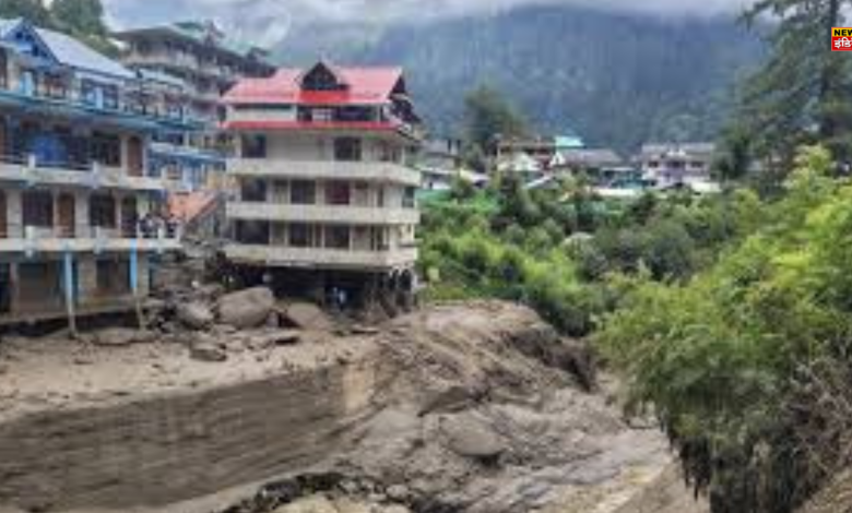 Himachal Cloudburst: Cloud burst in Himachal, 50 people missing, bodies of four people found