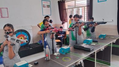 Exciting inter house shooting competition organized at Delhi Public School Bijnor