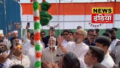 India celebrated 78th Independence Day, PM Modi hoisted the tricolor from Red Fort, Owaisi also hoisted the flag