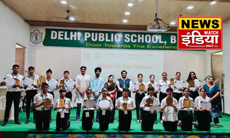 Model United Nation organized in Delhi Public School, Bijnor