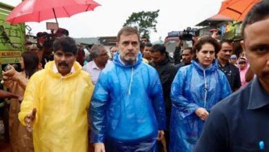 Screams.. cries..dead bodies all around, Rahul-Priyanka met the victims as soon as they reached Wayanad