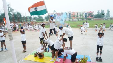 On Independence Day, the school organized a grand and patriotic program