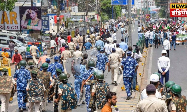 Bharat Bandh: Chaos on the streets! Lathicharge on protesters, SDM also beaten up