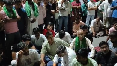 Police seized the farmer's bike, angry farmers blocked the road