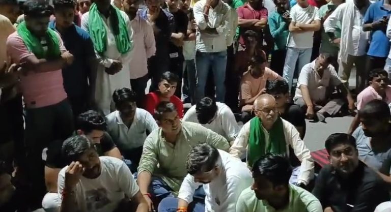 Police seized the farmer's bike, angry farmers blocked the road