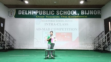 Advertising competition organized in Delhi Public School, Bijnor