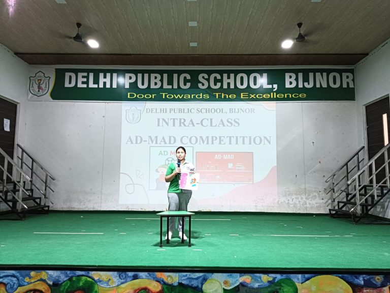 Advertising competition organized in Delhi Public School, Bijnor