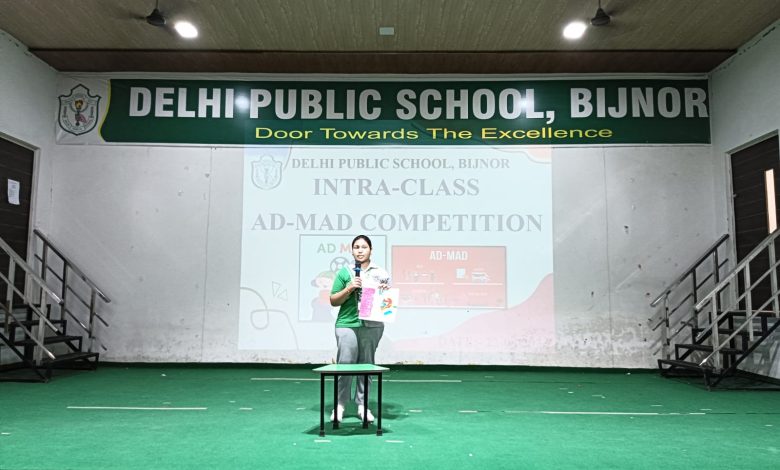 Advertising competition organized in Delhi Public School, Bijnor