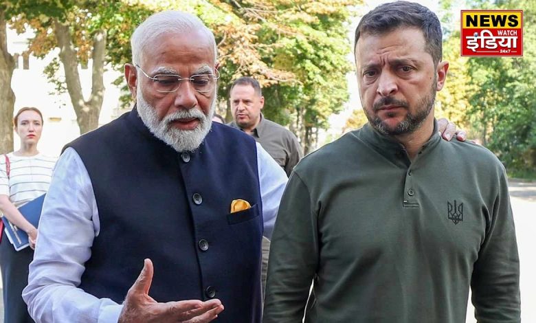 Ukrainian President folded his hands as soon as Modi got off the train, why is this meeting special?