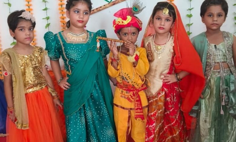 Shri Krishna Janmashtami festival was celebrated with great enthusiasm in Marietta Public School