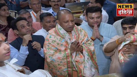 CM Yogi reached Shri Krishna Janmabhoomi on Janmashtami, then what happened...!