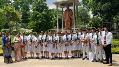 Inspirational educational journey of students of Delhi Public School Bijnor to Raj Bhawan.