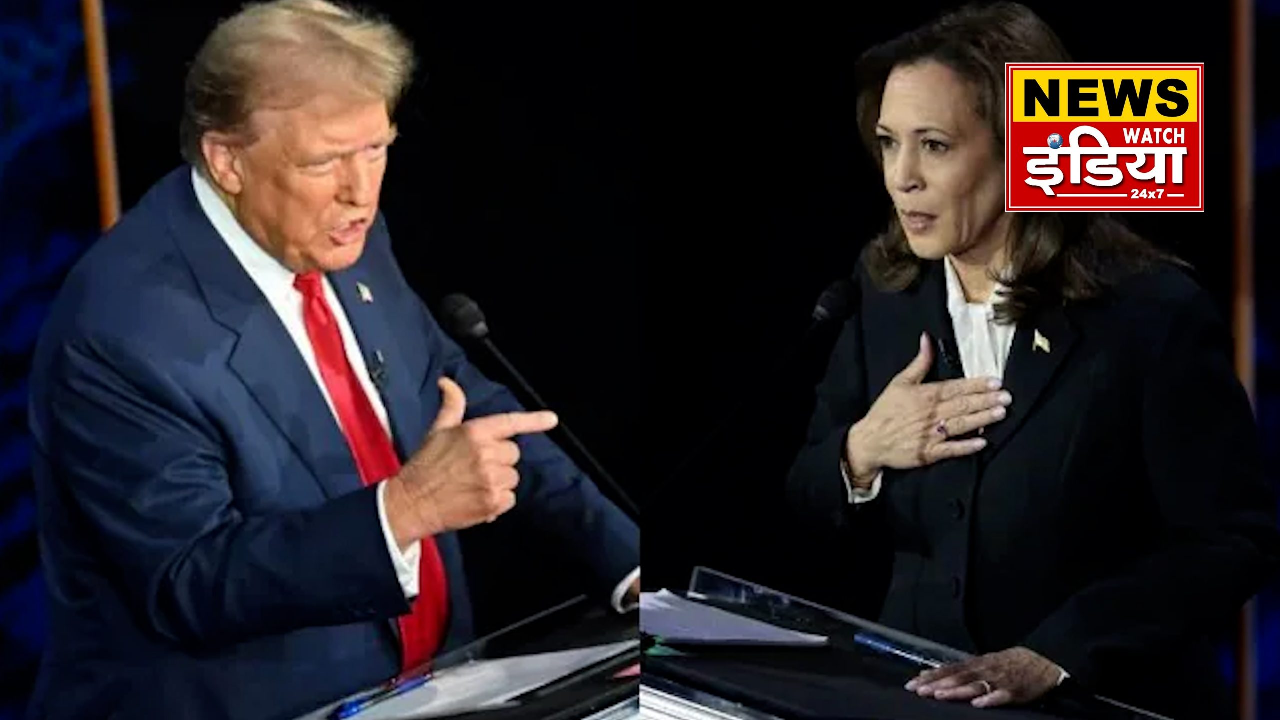 Heated debate between Kamala Harris and Donald Trump, Kamala retorts when called leftist