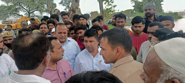 SP District President Zakir Hussain joins in the hour of grief