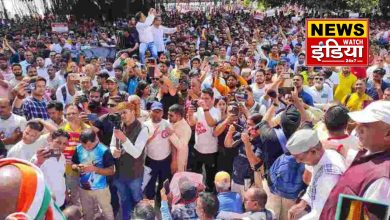 Thousands of people gathered in Rishikesh demanding Swabhiman Maharally, Native Residence 1950 and strong land law.