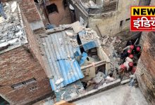 4 storey building collapsed in Delhi's Karol Bagh, 12 people evacuated, one dead