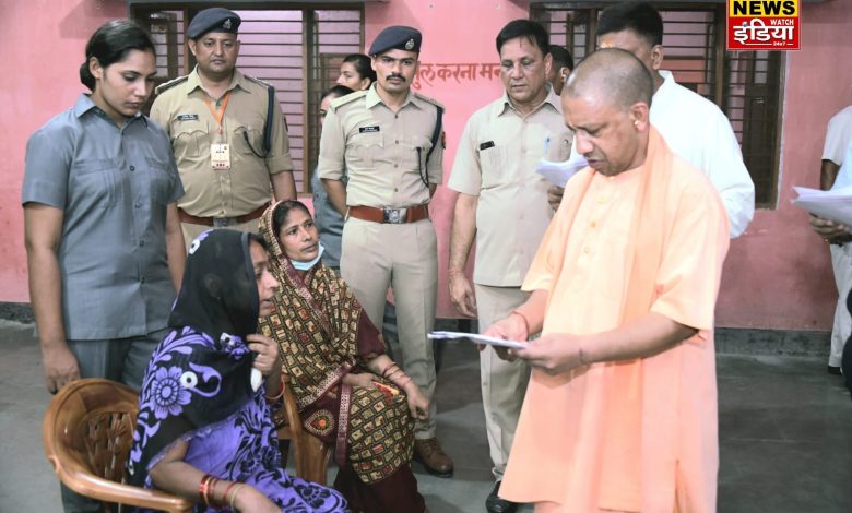 CM Yogi held a public hearing and listened to the grievances of the people…