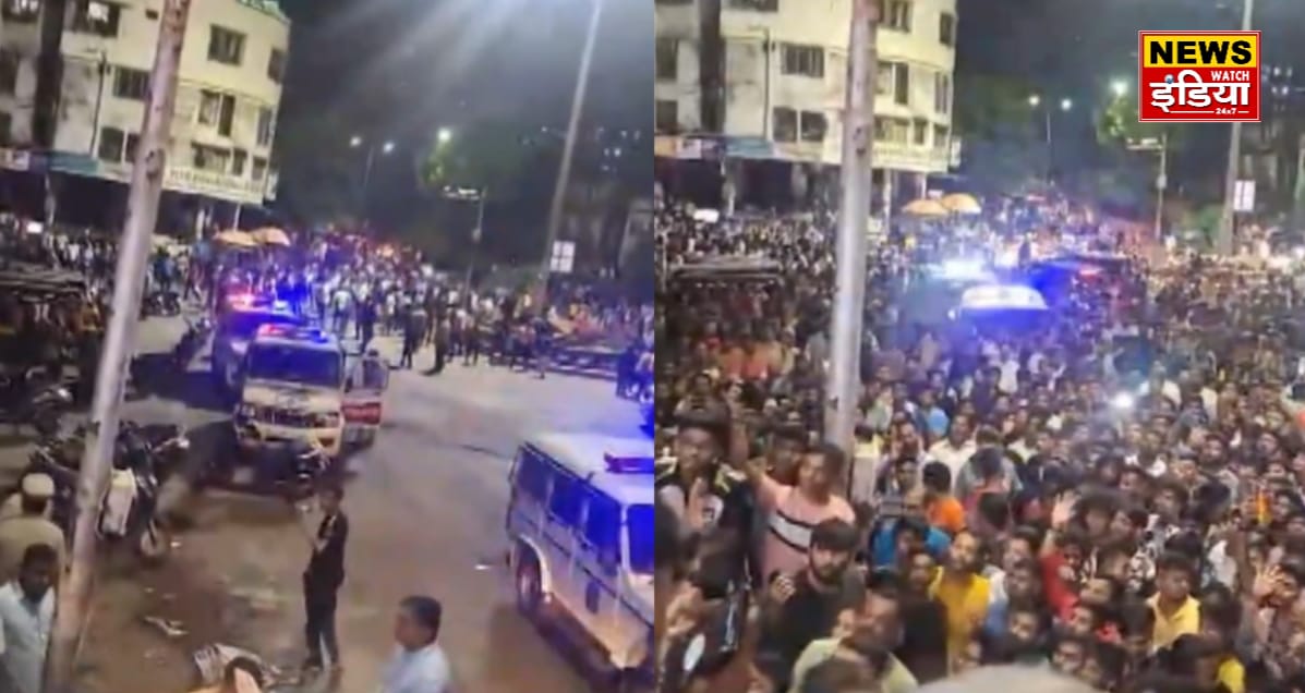 Muslims pelted stones on Ganesh Pandal, chaos ensued on the streets, many arrested