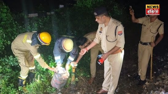 Conspiracy to blow up train in Kanpur, such thing placed on track, created commotion