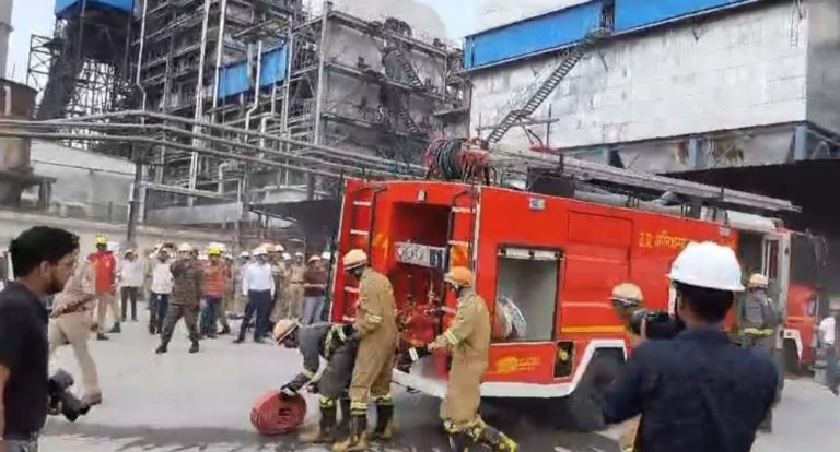 Awareness was created by organizing a mock drill at Dhampur Sugar Mill