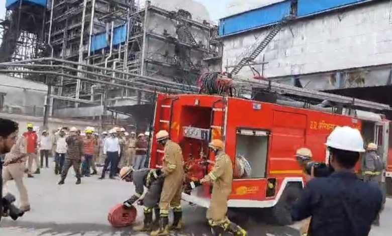 Awareness was created by organizing a mock drill at Dhampur Sugar Mill