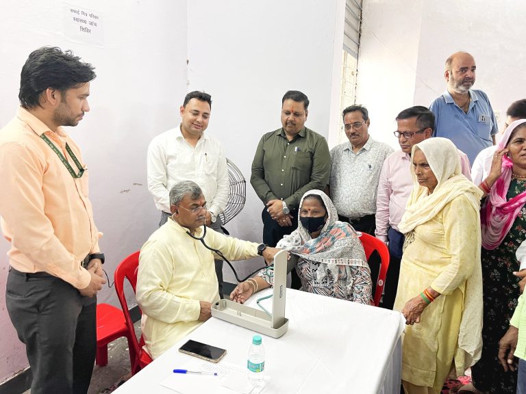 Safai Mitra Suraksha Shivir organized by Municipal Corporation