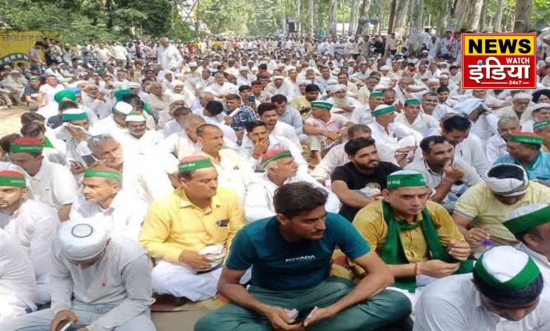 case filed against 600 farmers: Kisan Mahapanchayat in Roorkee, case registered against 600 farmers, agitation continues