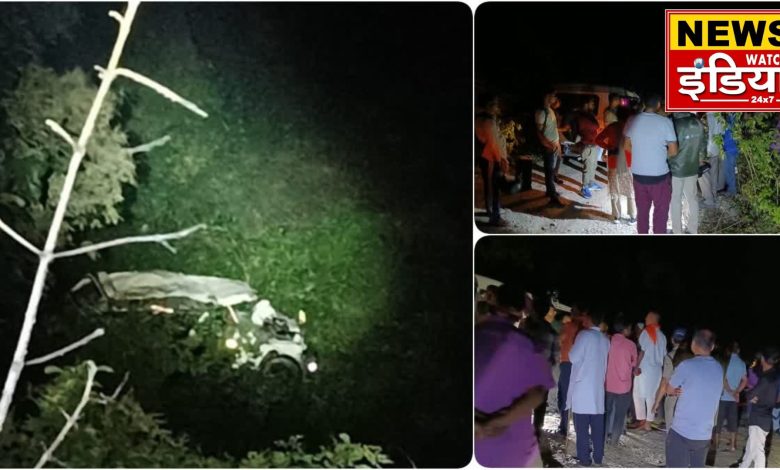 Max full of wedding party fell into 200 feet deep ditch, 3 dead, 10 injured