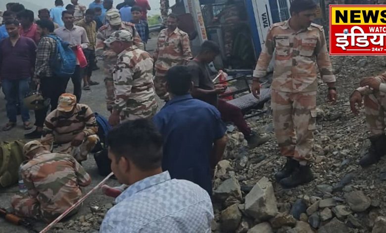 Major accident in Tehri, Uttarakhand: ITBP bus overturned due to brake failure, 24 soldiers injured