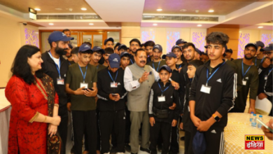 Union minister reached Jammu and Kashmir on Bharat Darshan tour, interacted with students