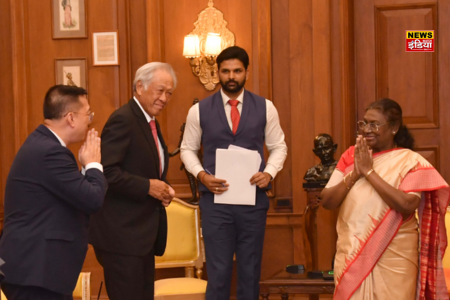 Murmu Welcome Singapore Defense Minister: Singapore's Defense Minister met the President of India