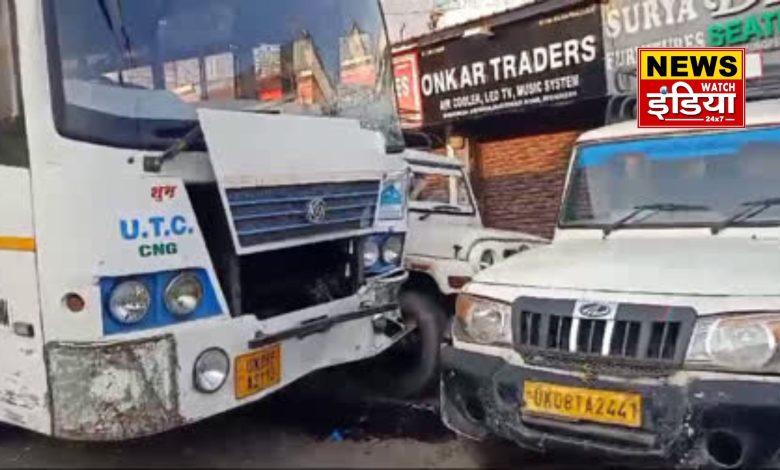 rishikesh-roadways-bus-accident-major-accident-due-to-brake-failure-of-roadways-bus-in-rishikesh-three-max-vehicles-collided-heavily