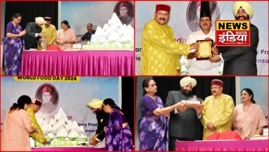 World Food Day: World Food Day was dedicated to the great surveyor Radhanath Sikdar, a 10 pound cake resembling Everest was cut at Raj Bhavan