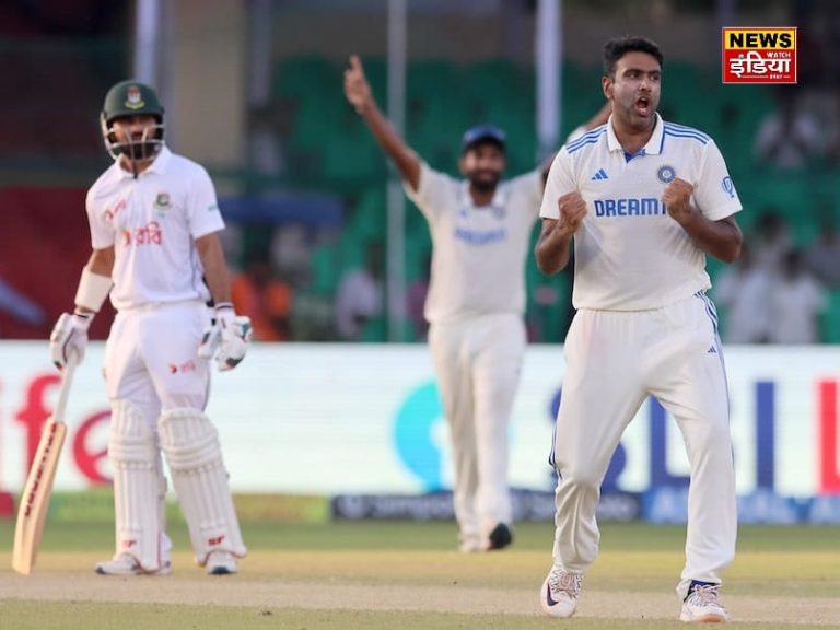 Indian team wins Test series, beats Bangladesh badly in Kanpur
