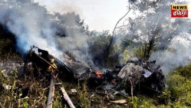 Painful accident in Pune, helicopter crash on flying, 3 people died