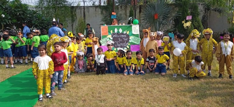 Animal Party Pre organized in Delhi Public School Bijnor