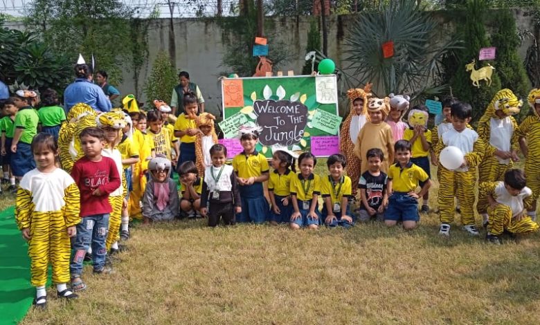 Animal Party Pre organized in Delhi Public School Bijnor