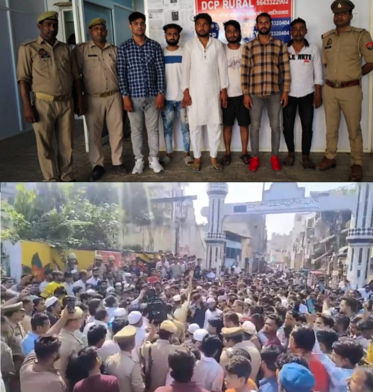 6 arrested for sloganeering against religious remarks and obstructing government work