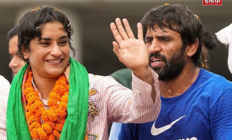 Vinesh Phogat's landslide victory by 6000 votes in the election battle!