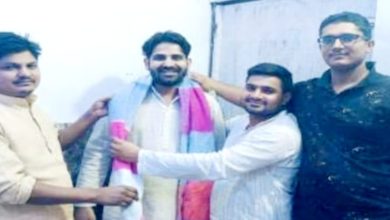 UP Bijnor News: Rabbani Ansari honored by presenting a shawl