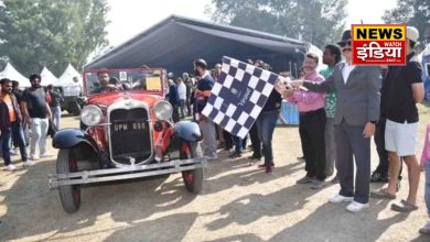 Vintage cars shine in Dehradun: Vintage cars shine in Dehradun, crowd gathered in heritage festival