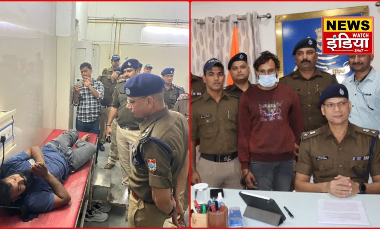 Encounter of forest smugglers accused of attacking forest: Encounter of forest smugglers accused of attacking forest department team in Udham Singh Nagar, two arrested