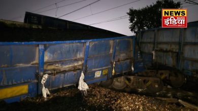 11 coaches of goods train derailed in Peddapalli, Telangana, traffic affected