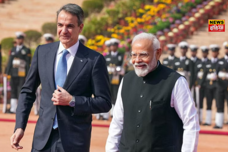 PM Modi Greece Visit: Prime Minister Modi and the Prime Minister of Greece reviewed bilateral relations