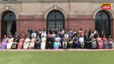 President at Rastrapati Bhawan: President of India interacts with women achievers from Indian aviation sector