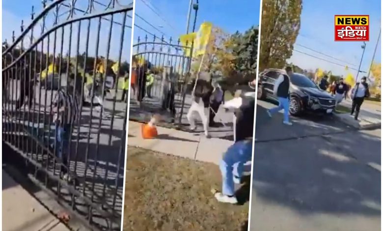 Canada Hindu Attacked News: Khalistanis attacked Hindu temple in Canada, angry Hindu organizations took a big decision!