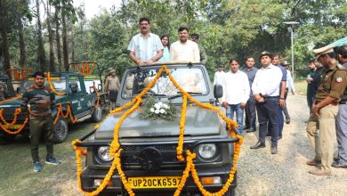 UP Bijnor News: Inauguration of Amangarh Tiger Reserve Jungle Safari