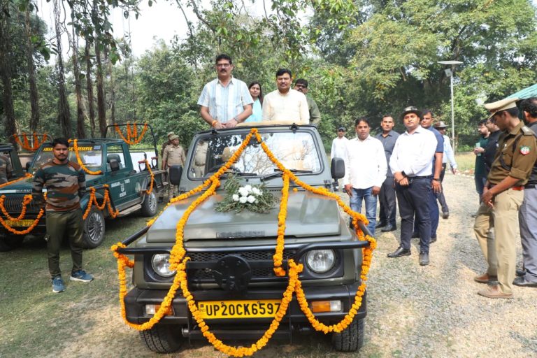 UP Bijnor News: Inauguration of Amangarh Tiger Reserve Jungle Safari