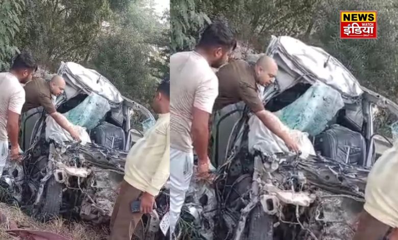 Noida Accident News: Painful road accident on Noida Expressway, 5 lives of the same family ended in death